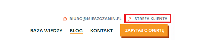 strefa klienta mieszczanin