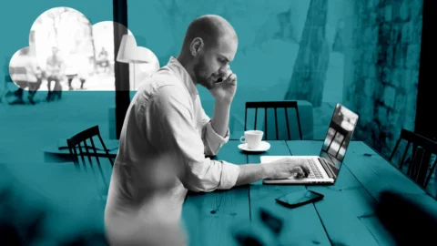 praca zdalna chmura Mieszczanin